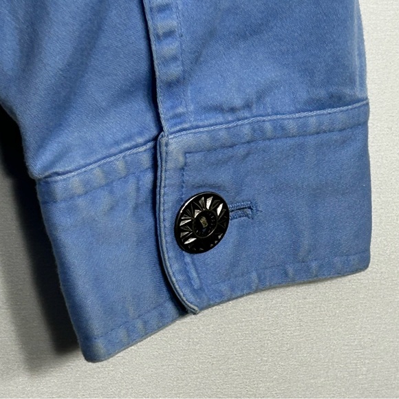 Christopher & Banks Cottagecore Ruffle Cotton Pastel Girly Boho Buttons Sz. M - Picture 5 of 9